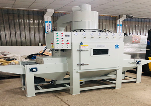 輸送式自動噴砂機