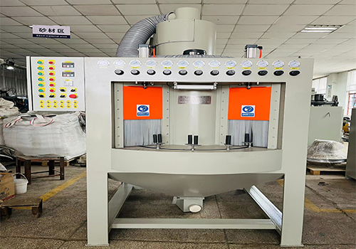 輸送式自動噴砂機